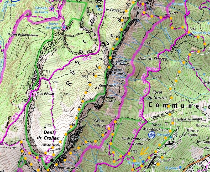 Carte avec points 1